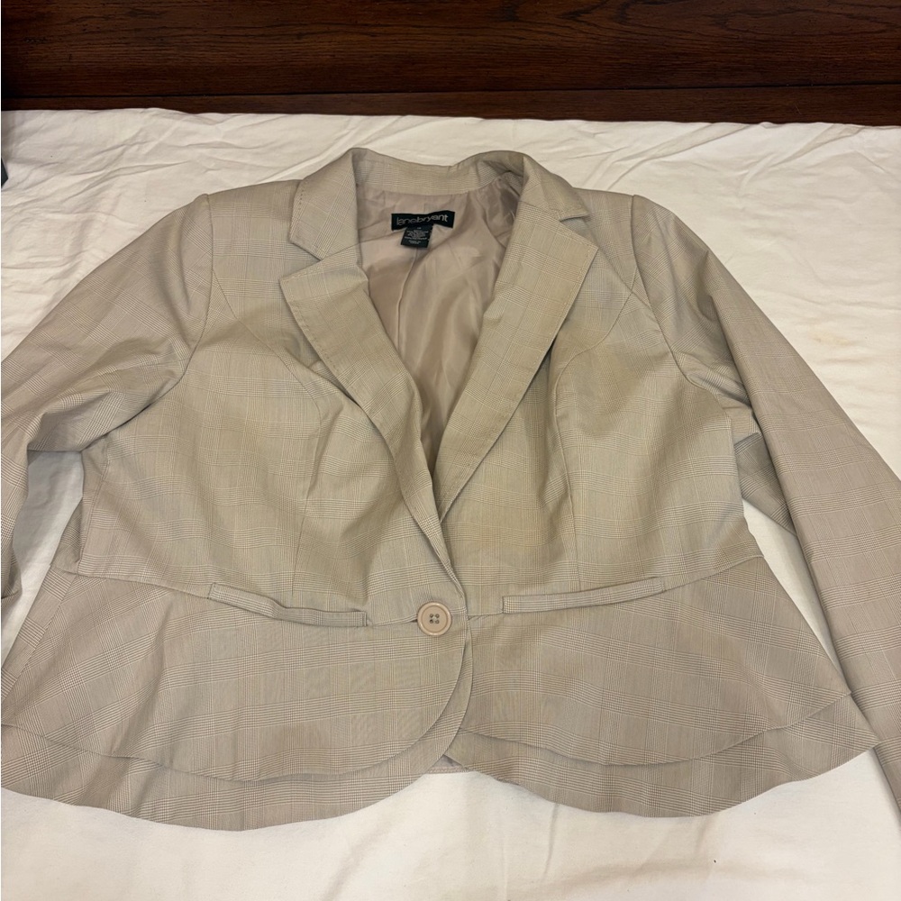 Lane Bryant Beige Blazer